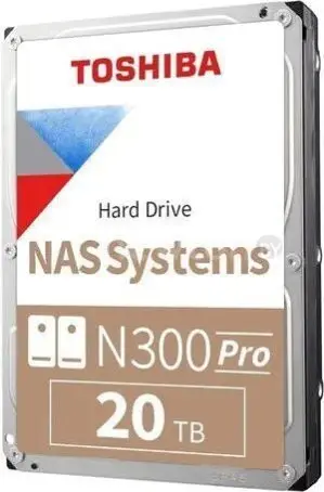 Жесткий диск Toshiba N300 Pro 20TB HDWG62AUZSVB