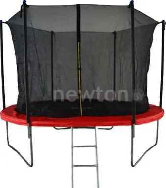 Батут GoUP Elite 10FT (с сеткой и лестницей, красный)