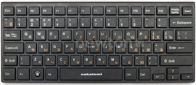 Мышь + клавиатура Nakatomi KMRON-2020U Black