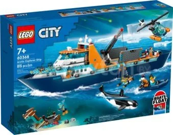 Конструктор LEGO City 60368 Корабль Исследователь Арктики