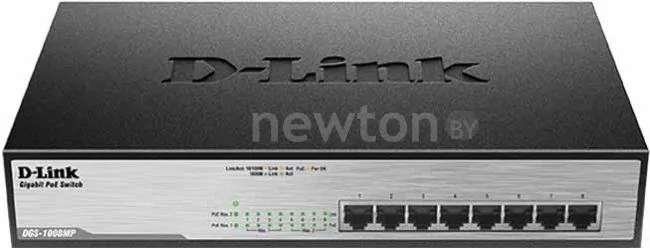 Коммутатор D-Link DGS-1008MP