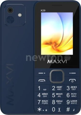 Кнопочный телефон Maxvi K29 (синий)