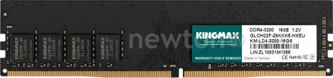 Оперативная память Kingmax 16ГБ DDR4 3200 МГц KM-LD4-3200-16GS