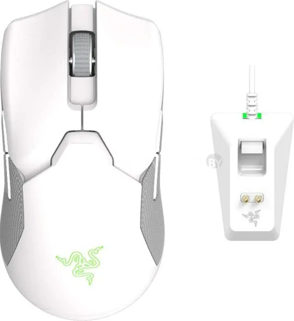 Игровая мышь Razer Viper Ultimate Mercury White (с док-станцией)