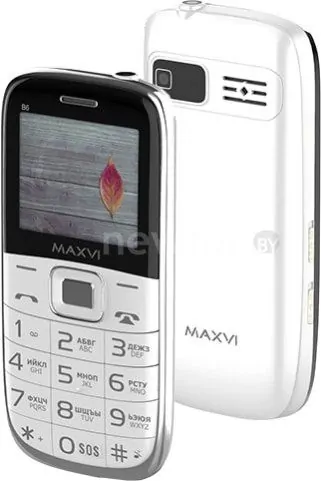 Телефон Maxvi B6 (белый)
