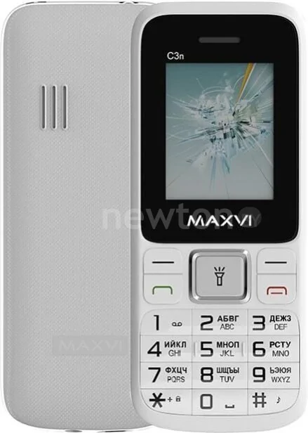 Телефон Maxvi C3n (белый)