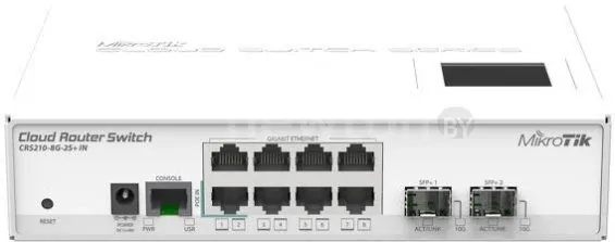 Коммутатор Mikrotik Cloud Router Switch CRS210-8G-2S+IN