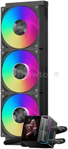 Система жидкостного охлаждения для процессора PCCooler DS360 ARGB Display (черный)