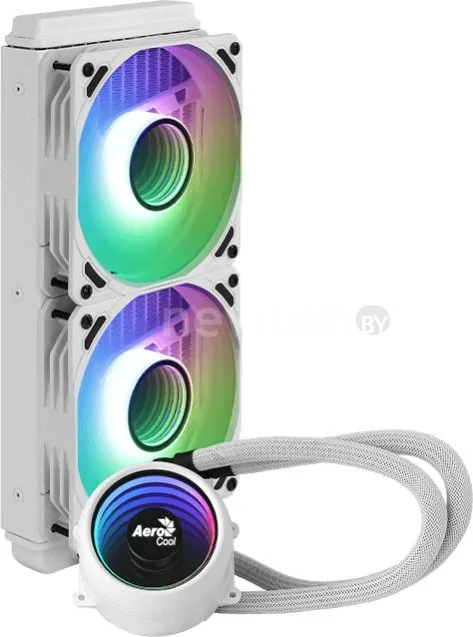 Система жидкостного охлаждения для процессора AeroCool Mirage L240 (белый)