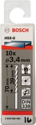 Набор оснастки Bosch 2608585482 (10 предметов)