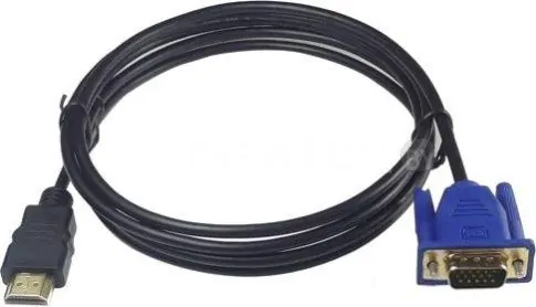 Кабель KS-IS KS-440 HDMI - VGA (1.8 м, черный)