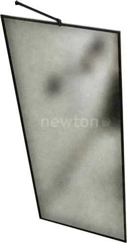 Душевая стенка MaybahGlass 195x69 MGD-821-6 (сатин стекло/черный)