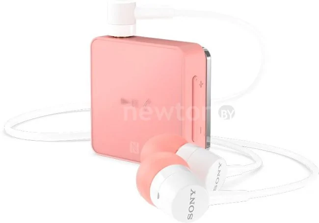 Наушники с микрофоном Sony SBH24 (розовый)