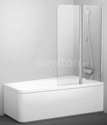 Шторка Ravak 10CVS2 100 L (сатин/прозрачное)