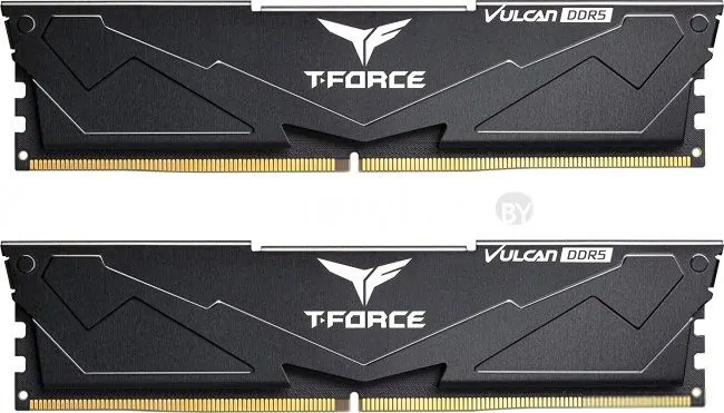 Оперативная память Team T-Force Vulcan 2x32ГБ DDR5 6000 МГц FLBD564G6000HC38ADC01