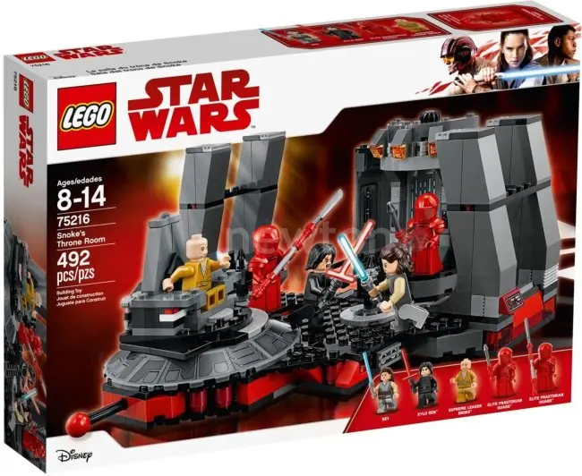 Конструктор LEGO Star Wars 75216 Тронный зал Сноука