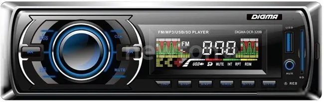 USB-магнитола Digma DCR-320B