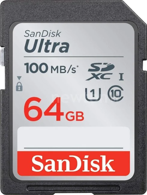 Карта памяти SanDisk Ultra SDXC SDSDUN4-064G-GN6IN 64GB