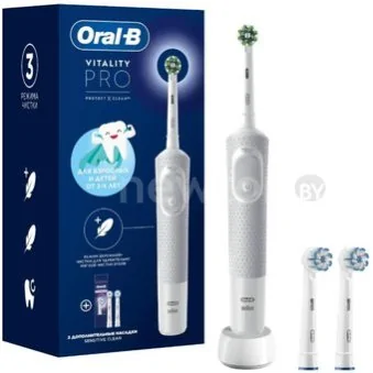 Электрическая зубная щетка Oral-B Vitality Pro X Clean (белый)