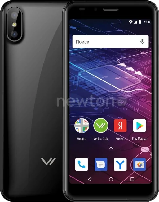 Телефон Vertex Impress Click NFC (черный)