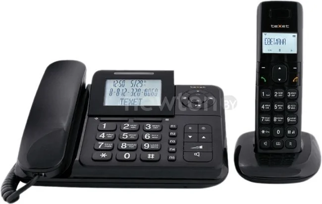 Радиотелефон TeXet TX-D7055A Combo Black