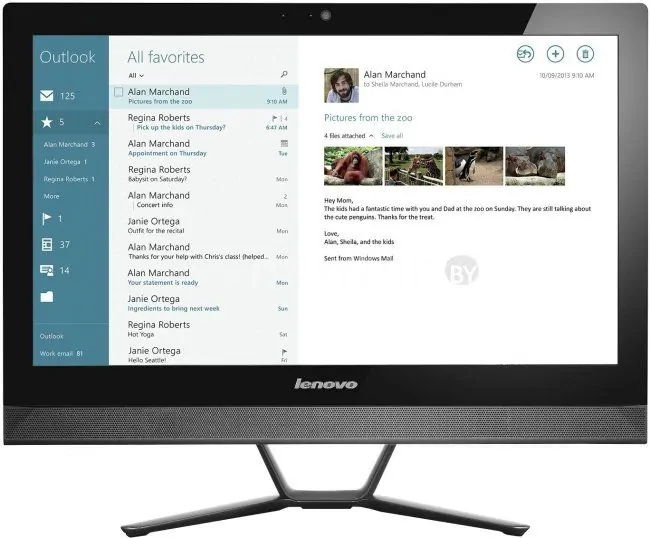 Моноблок Lenovo C50-30 [F0B100G9RK]