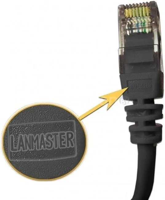 Кабель Lanmaster LAN-PC45/U5E-5.0-BK