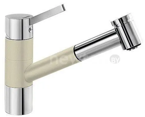 Смеситель Blanco Tivo-S Silgranit (хром/жасмин) [517614]