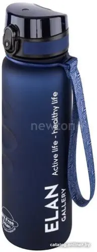 Бутылка для воды Elan Gallery Style Matte 1л 280145 (темно-синий)