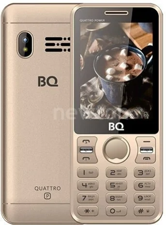 Телефон BQ-Mobile BQ-2812 Quattro Power (золотистый)