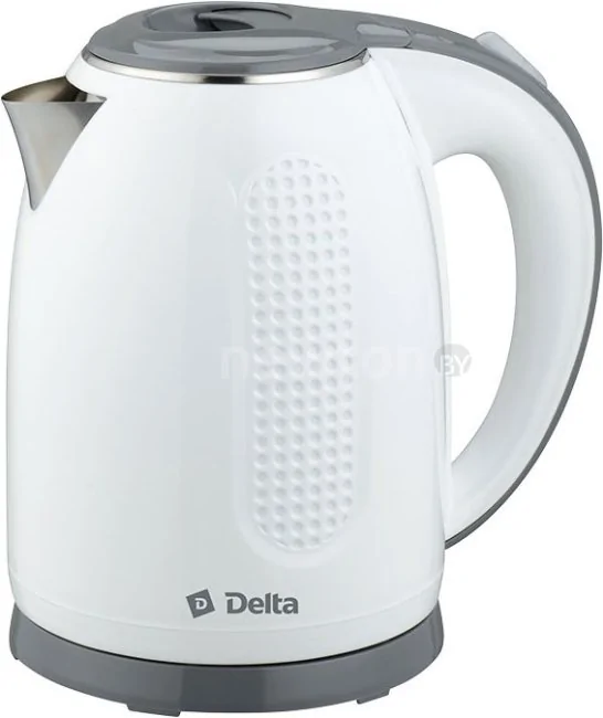 Электрический чайник Delta DL-1019 (белый/серый)