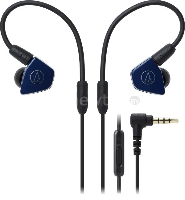 Наушники с микрофоном Audio-Technica ATH-LS50iS (синий)