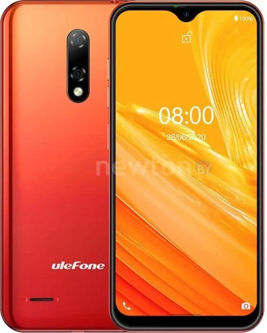 Телефон Ulefone Note 8 (оранжевый)