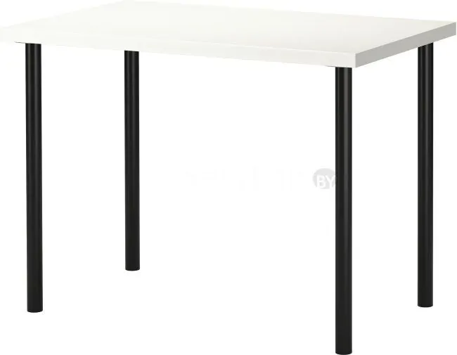 Письменный стол Ikea Линнмон/Адильс (белый/черный) 692.793.87