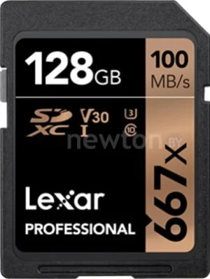 Карта памяти Lexar LSD128B667 SDXC 128GB