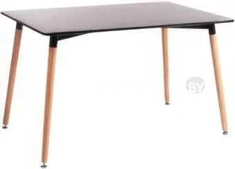 Кухонный стол TetChair John 120x80x75 (черный/натуральный)