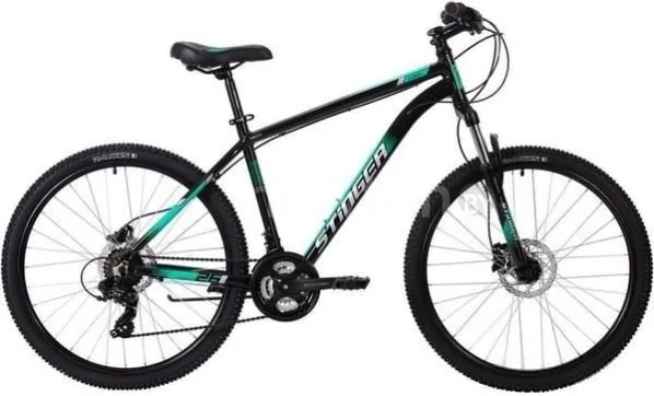 Велосипед Stinger Element Pro 27.5 р.20 2020 (черный/зеленый)