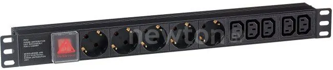 Блок розеток ExeGate ServerPro PDU-19H008 Al-5C135S-C14-SW