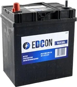 Автомобильный аккумулятор EDCON DC35300L (35 А·ч)
