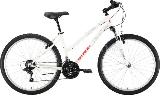 Велосипед Stark Luna 26.1 V ST р.16 2022 (белый/красный)