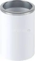 Стакан для зубной щетки и пасты Primanova Lenox M-E33-01 (белый)