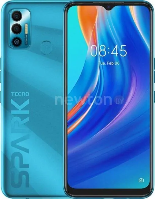 Телефон Tecno Spark 7 4GB/64GB (голубой)