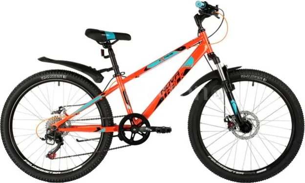 Велосипед Novatrack Extreme 6.D 24 2021 (оранжевый)