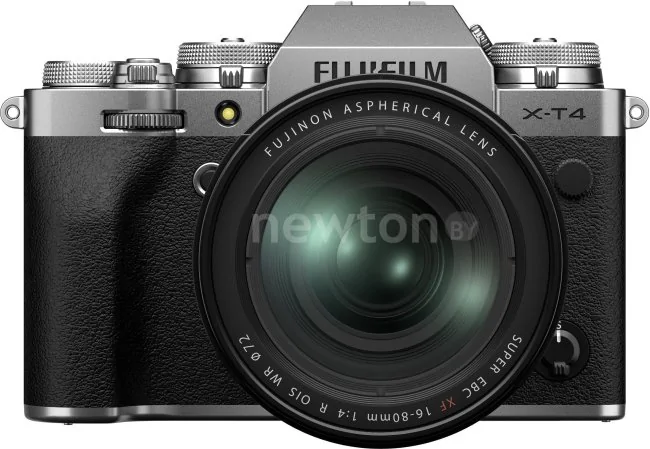 Беззеркальный фотоаппарат Fujifilm X-T4 Kit 16-80mm (серебристый)