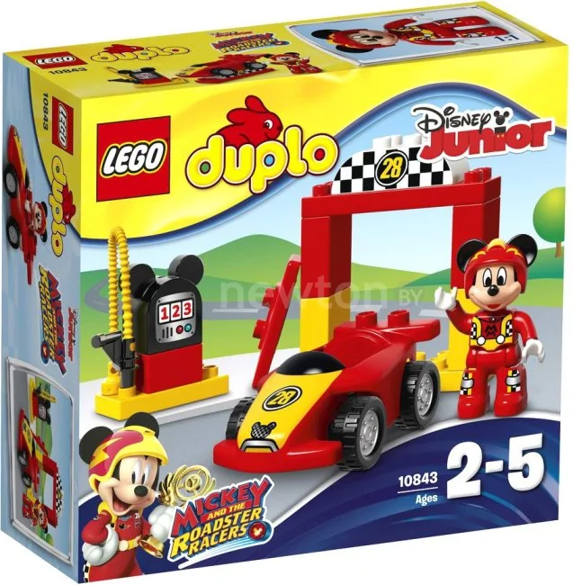 Конструктор LEGO Duplo 10843 Гоночная машина Микки