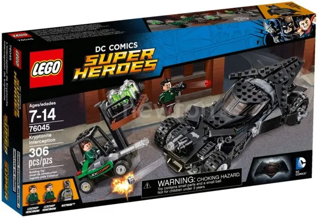 Конструктор LEGO DC Comics Super Heroes 76045 Перехват криптонита