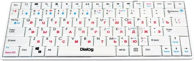 Клавиатура Dialog KP-210BT White