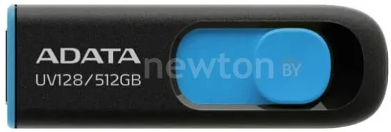 USB Flash ADATA DashDrive UV128 512GB (черный/синий)