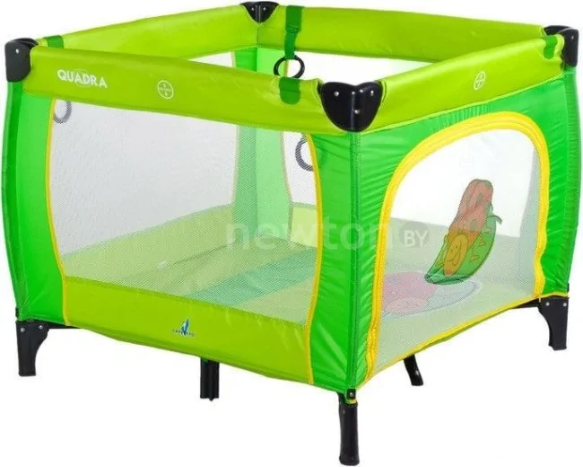 Игровой манеж Caretero Quadra (зеленый)