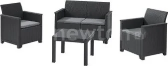 Набор садовой мебели Keter Elodie 2 Seater 253948 (графит)